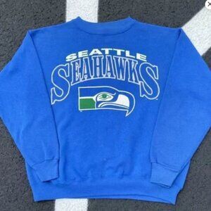 Seattle Seahawks Sweatshirt Retro Seattle Seahawks Football Shirt